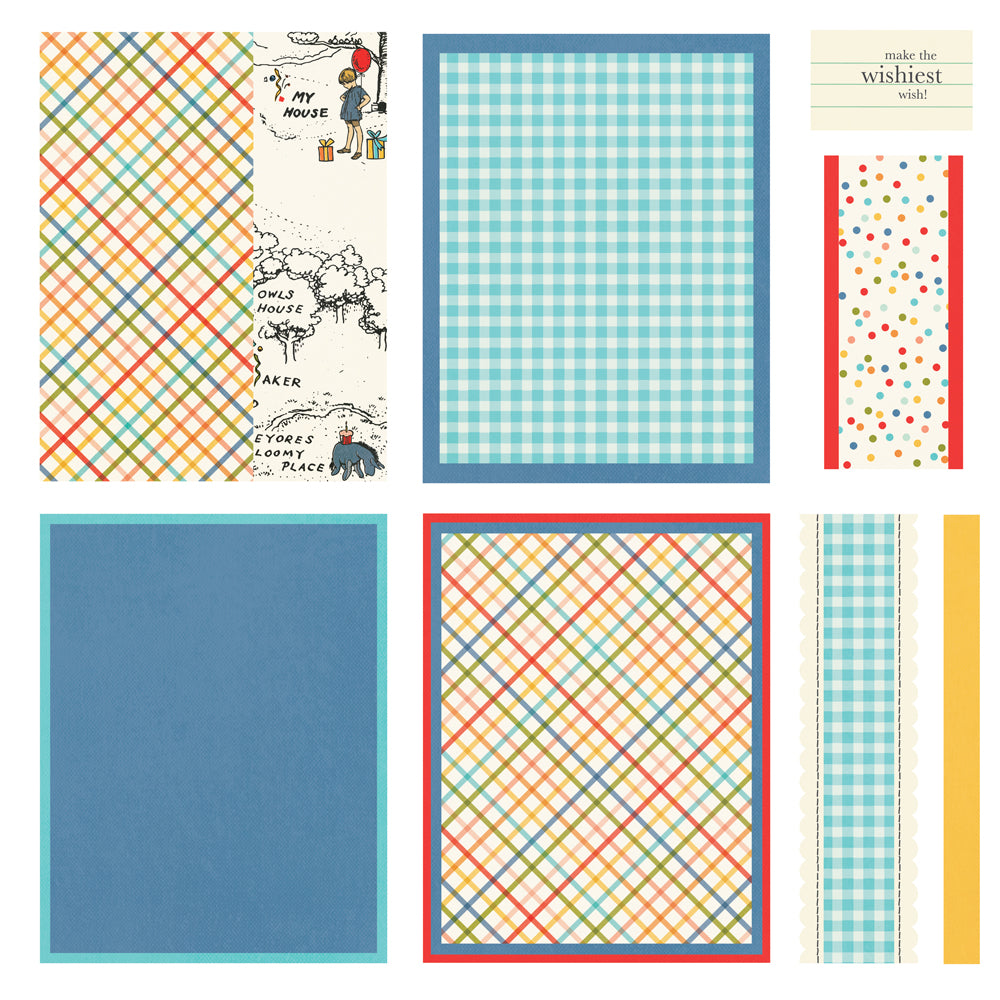 Simple Stories Say Cheese Classic Pooh Birthday Simple Cards Card Kit