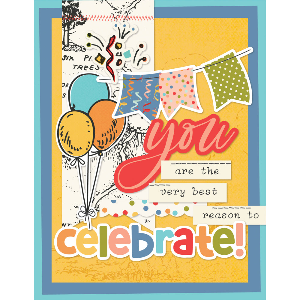 Simple Stories Say Cheese Classic Pooh Birthday Simple Cards Card Kit