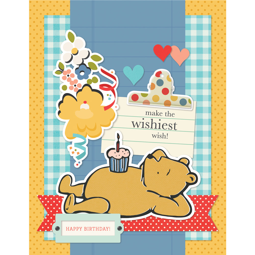 Simple Stories Say Cheese Classic Pooh Birthday Simple Cards Card Kit