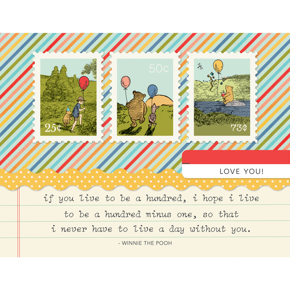 Simple Stories Say Cheese Classic Pooh Birthday Simple Cards Card Kit