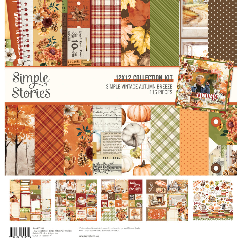 Simple Stories Simple Vintage Autumn Breeze Collection Kit