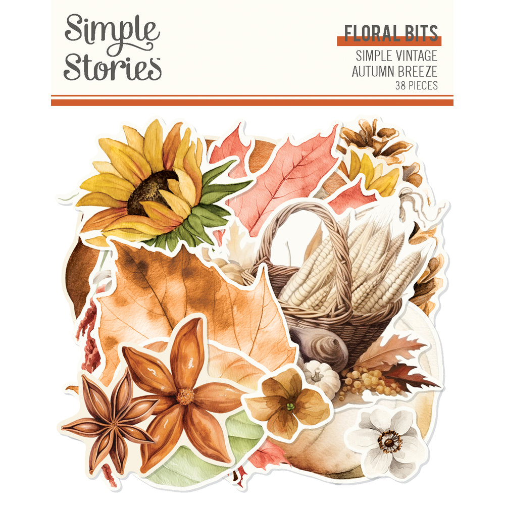 Simple Stories Simple Vintage Autumn Breeze & Pieces -Floral