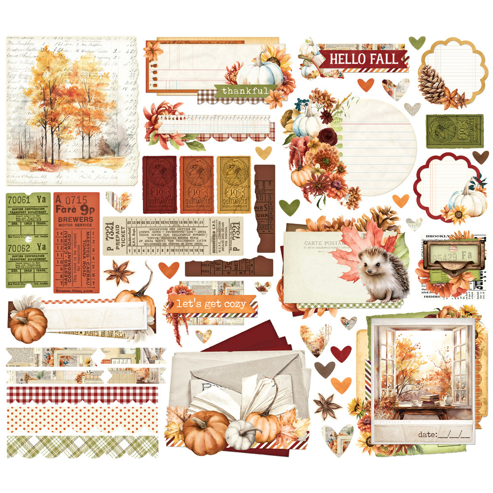 Simple Stories Simple Vintage Autumn Breeze Ephemera