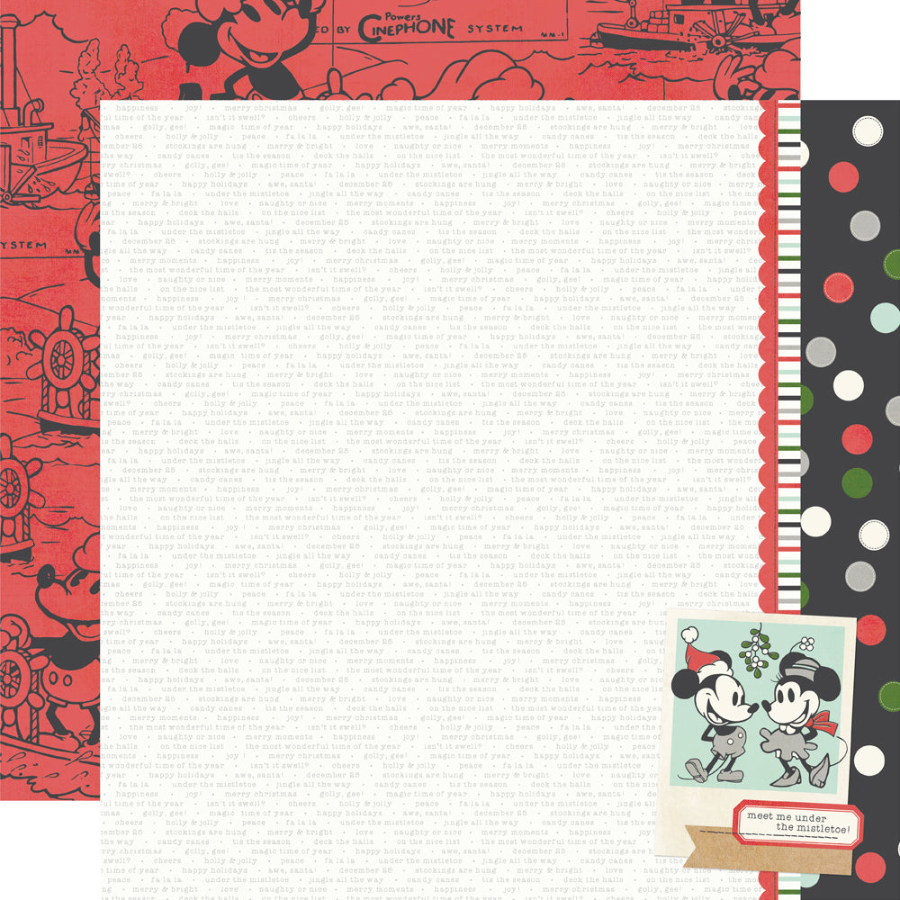 Say Cheese Classic Mouse Christmas Collection Kit 12"X12"