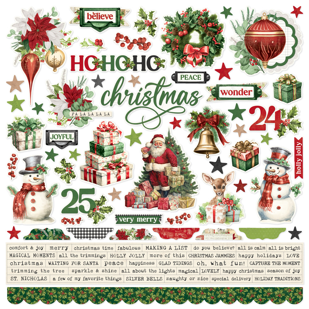Simple Vintage Believe Collection Kit 12"X12"