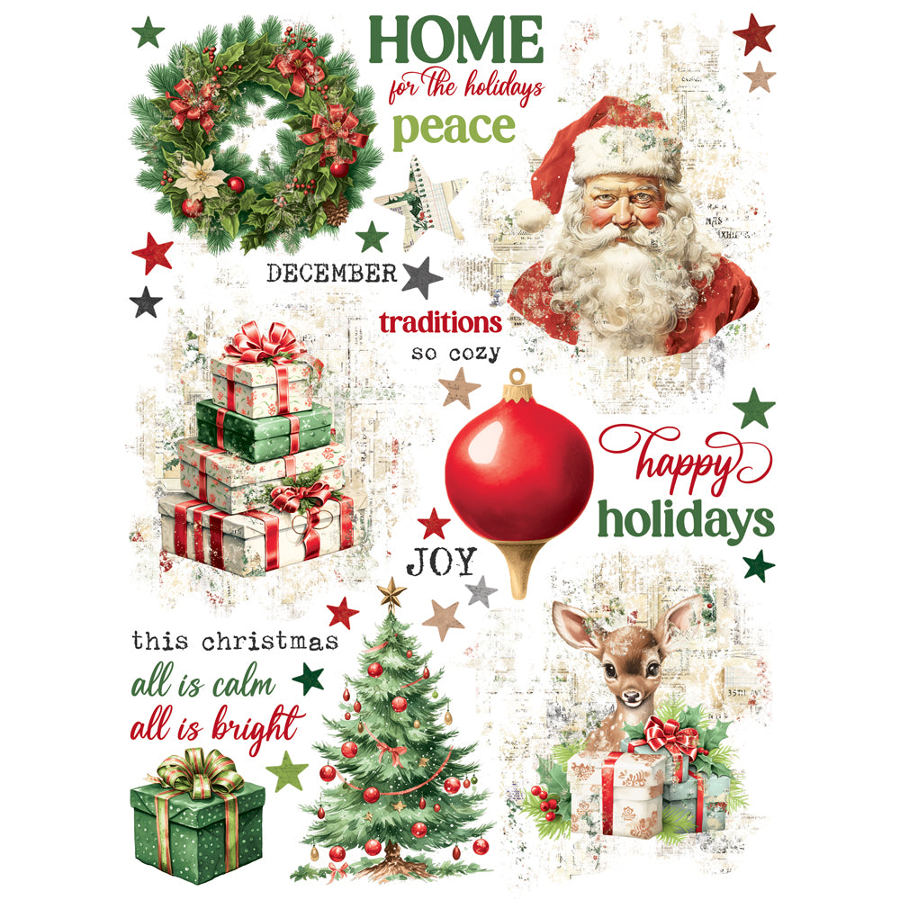 Simple Stories Simple Vintage Believe Rub-On 6"X8"