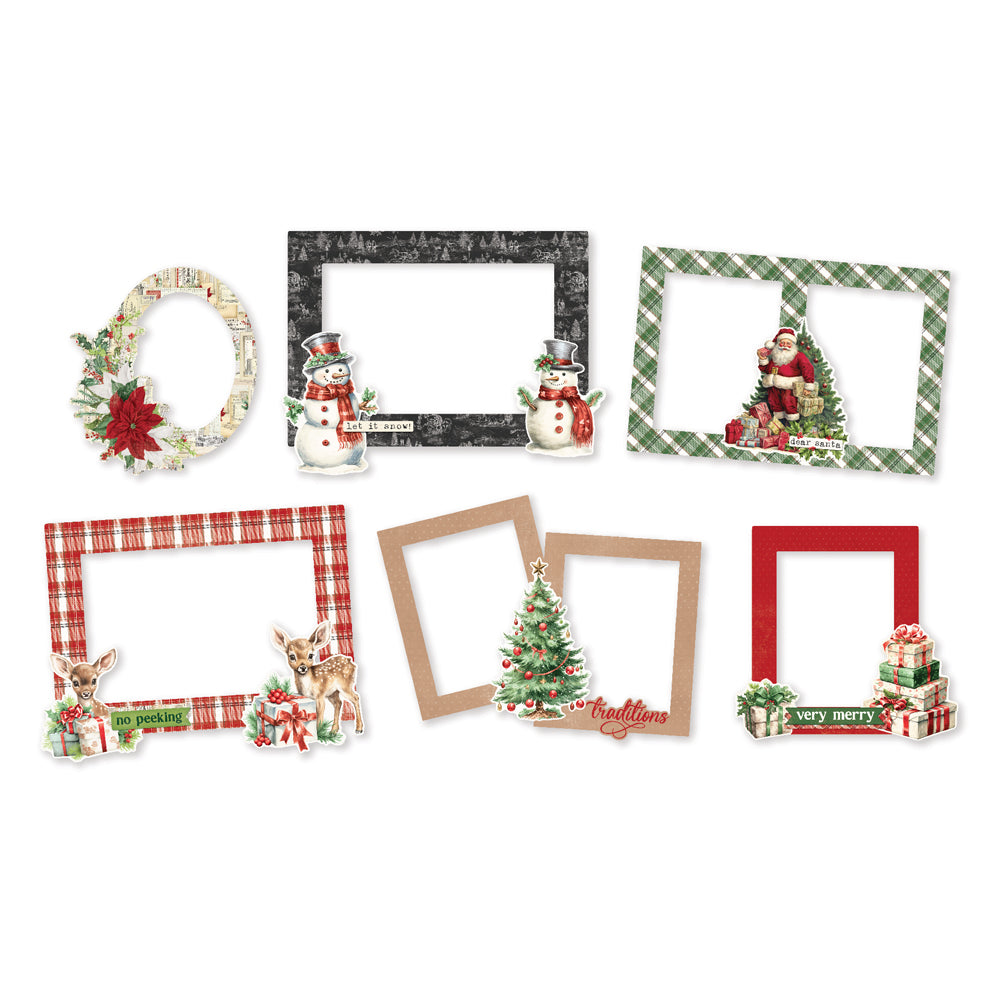 Simple Stories Simple Vintage Believe Chipboard Frames