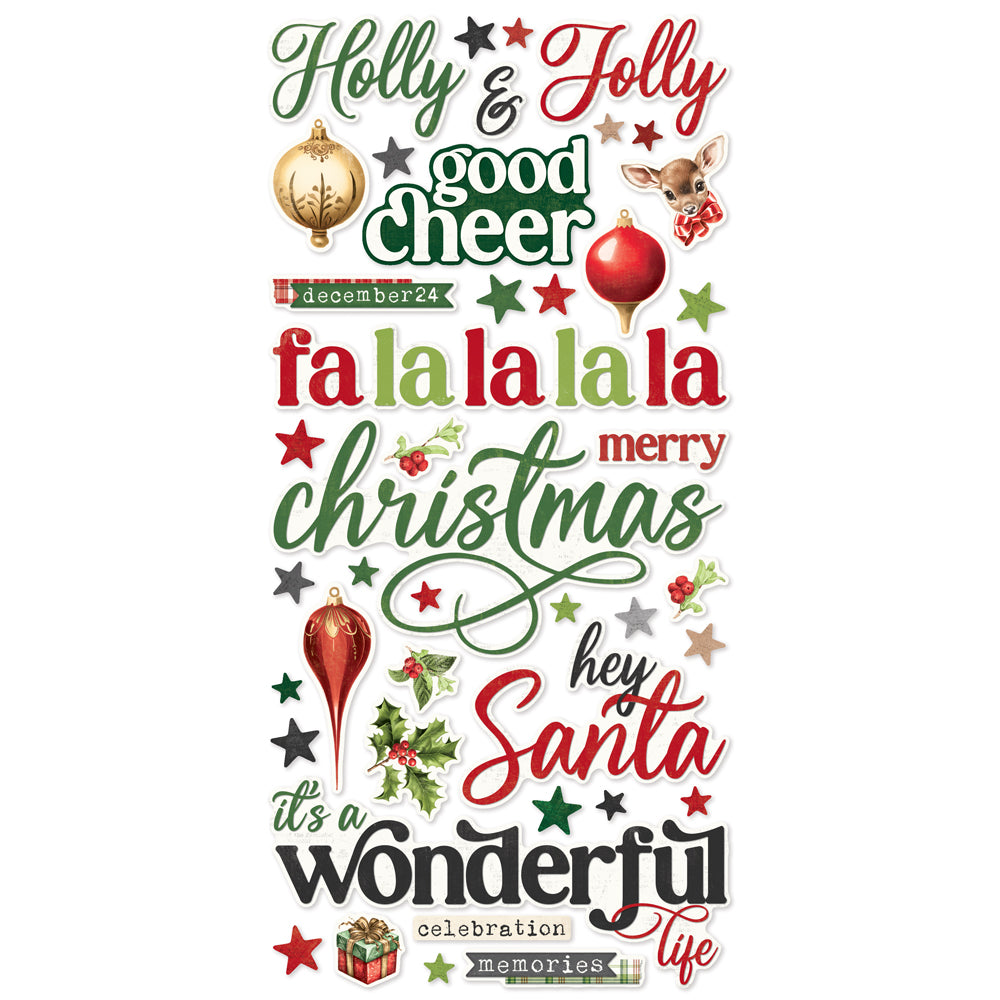 Simple Stories Simple Vintage Believe Foam Stickers