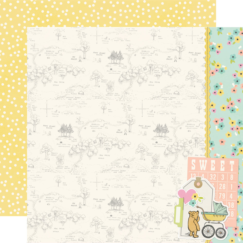 Simple Stories Classic Pooh Baby Collection Kit 12"x12"