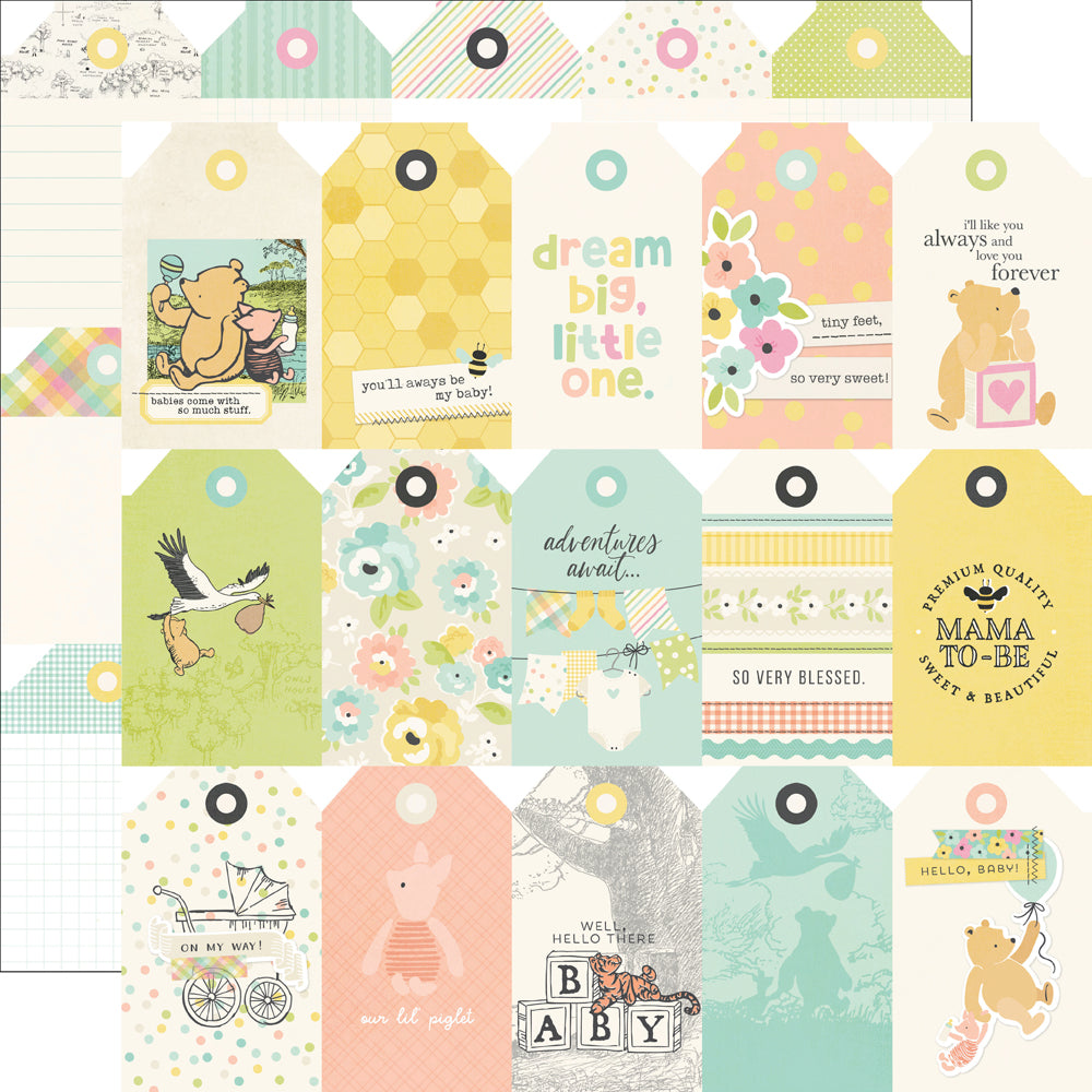 Simple Stories Classic Pooh Baby Collection Kit 12"x12"
