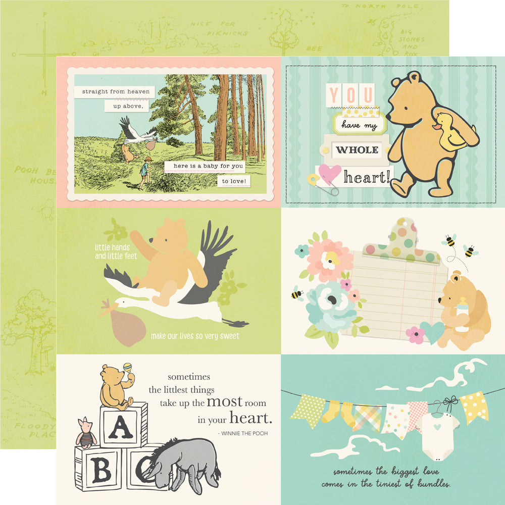 Simple Stories Classic Pooh Baby Collection Kit 12"x12"