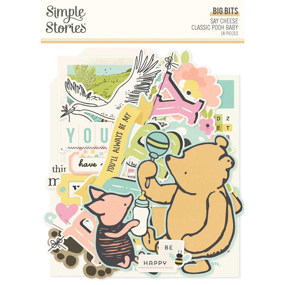 Simple Stories Classic Pooh Baby Bits & Pieces - Big