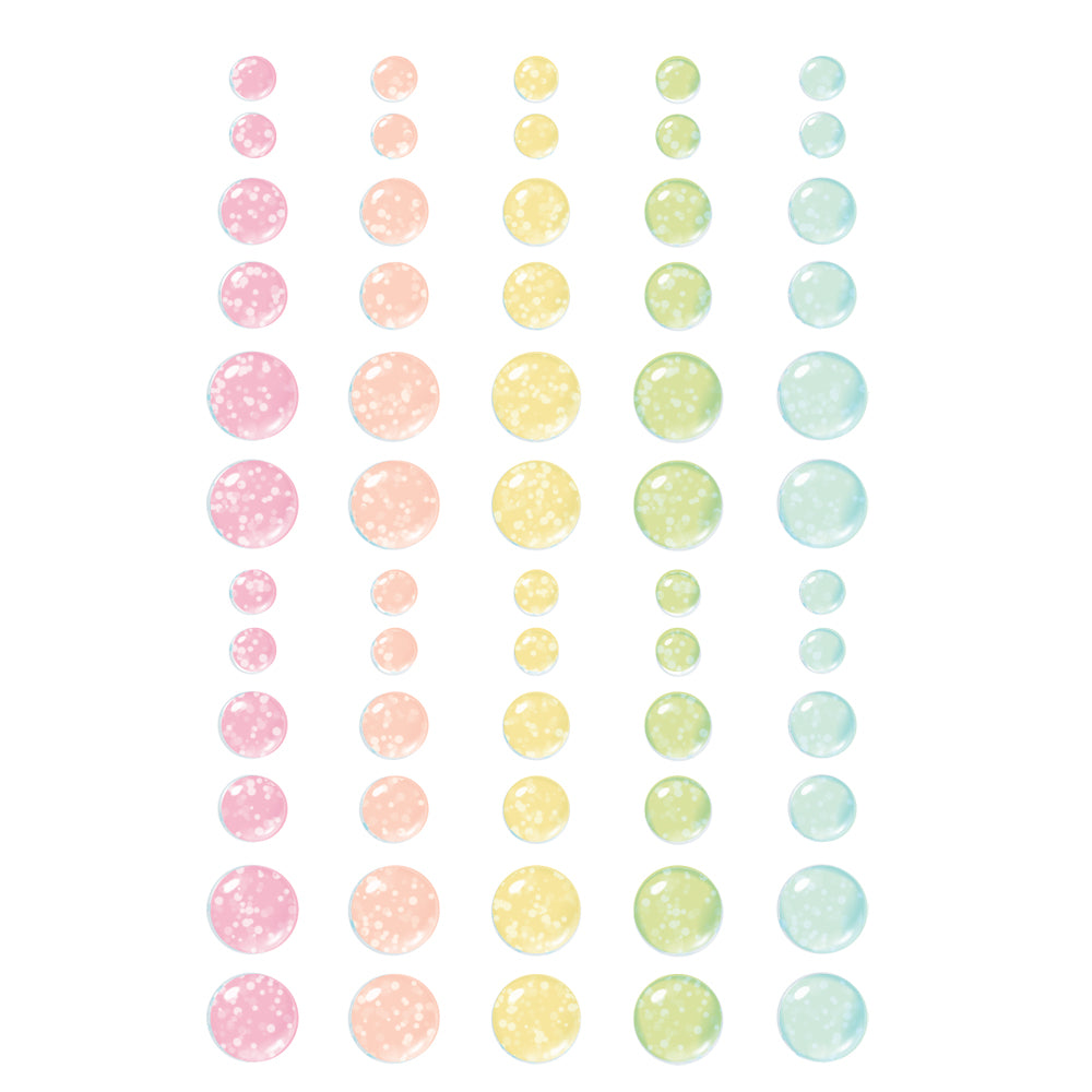 Simple Stories Classic Pooh Baby Glitter Enamel Dots