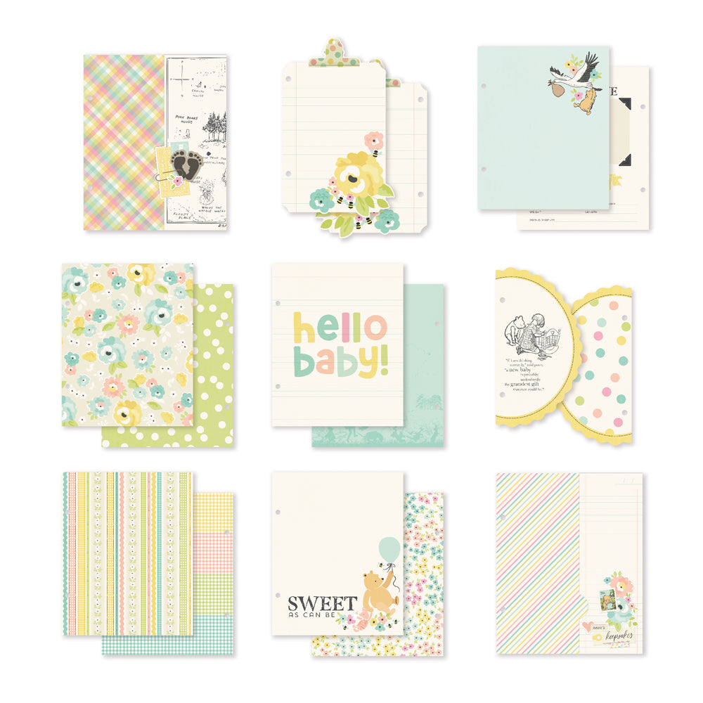 Classic Pooh Baby Binder Inserts 6"X8"