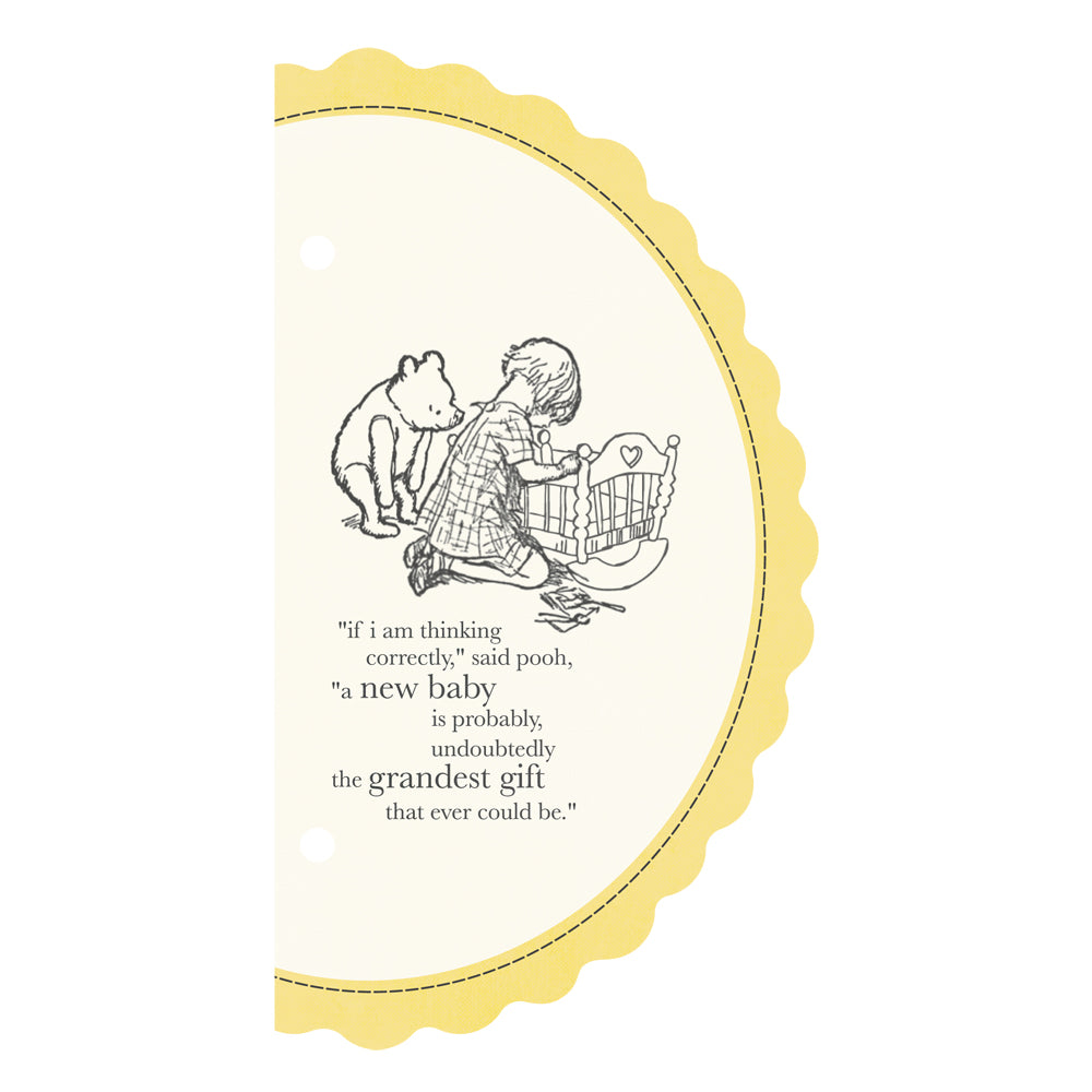 Classic Pooh Baby Binder Inserts 6"X8"