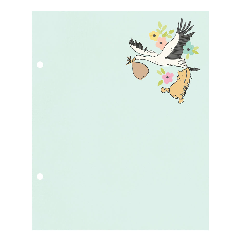 Classic Pooh Baby Binder Inserts 6"X8"