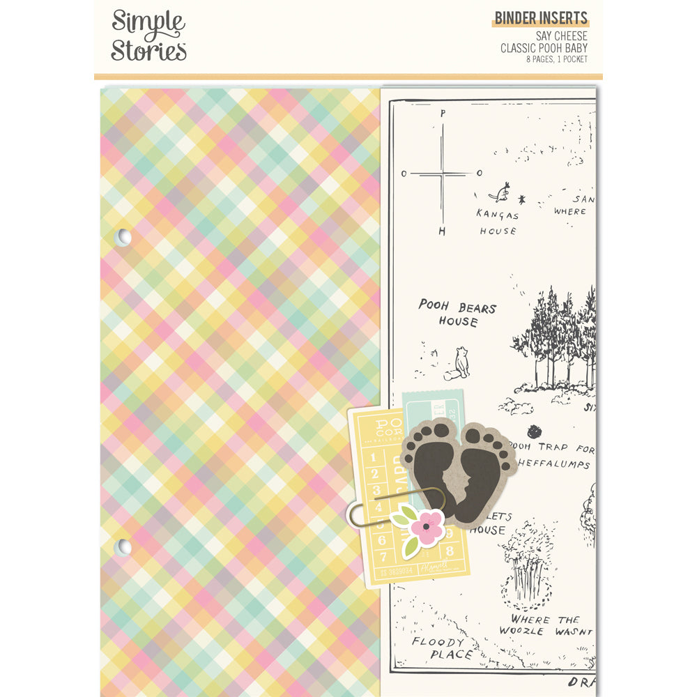 Classic Pooh Baby Binder Inserts 6"X8"