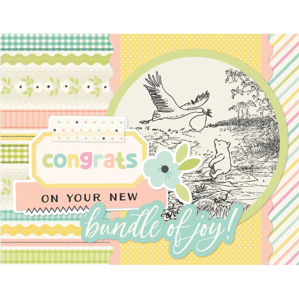 Simple Stories Classic Pooh Baby Simple Cards Card Kit