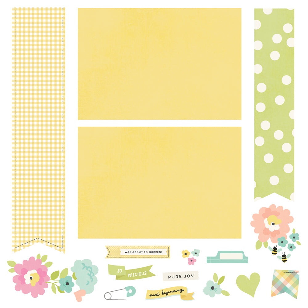 Simple Stories Classic Pooh Baby Simple Pages Page Kit