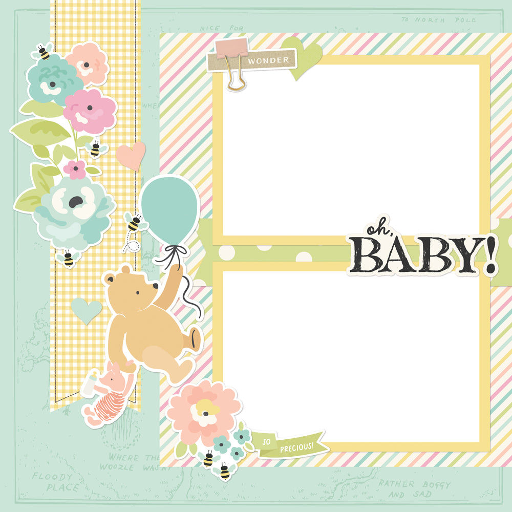 Simple Stories Classic Pooh Baby Simple Pages Page Kit
