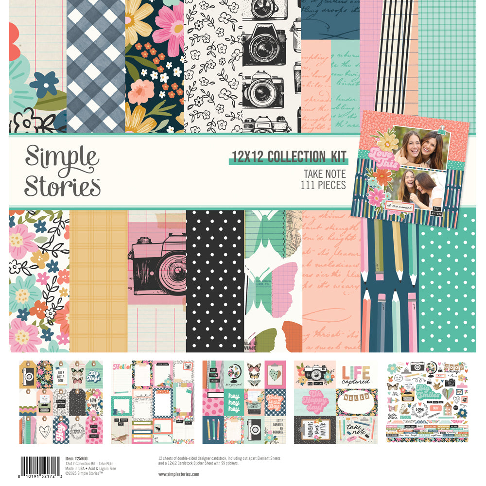 Simple Stories Take Note Collection Kit 12"x12"