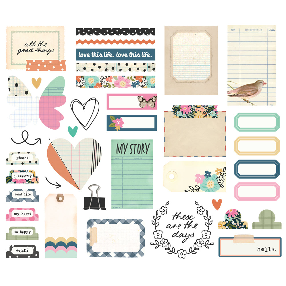 Simple Stories Take Note Bits & Pieces - Journal