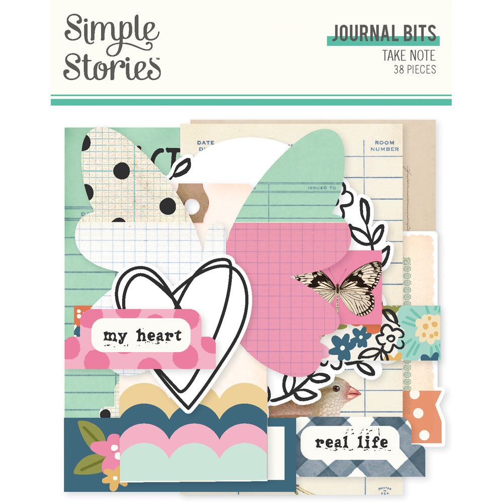 Simple Stories Take Note Bits & Pieces - Journal