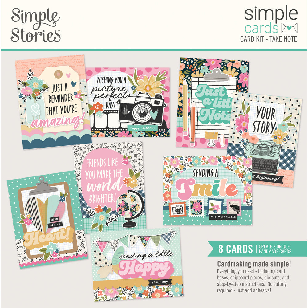 Simple Stories Take Note Simple Cards Card Kit