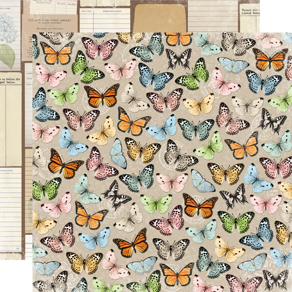 Simple Vintage Junk Drawer Collection Kit 12"x12"