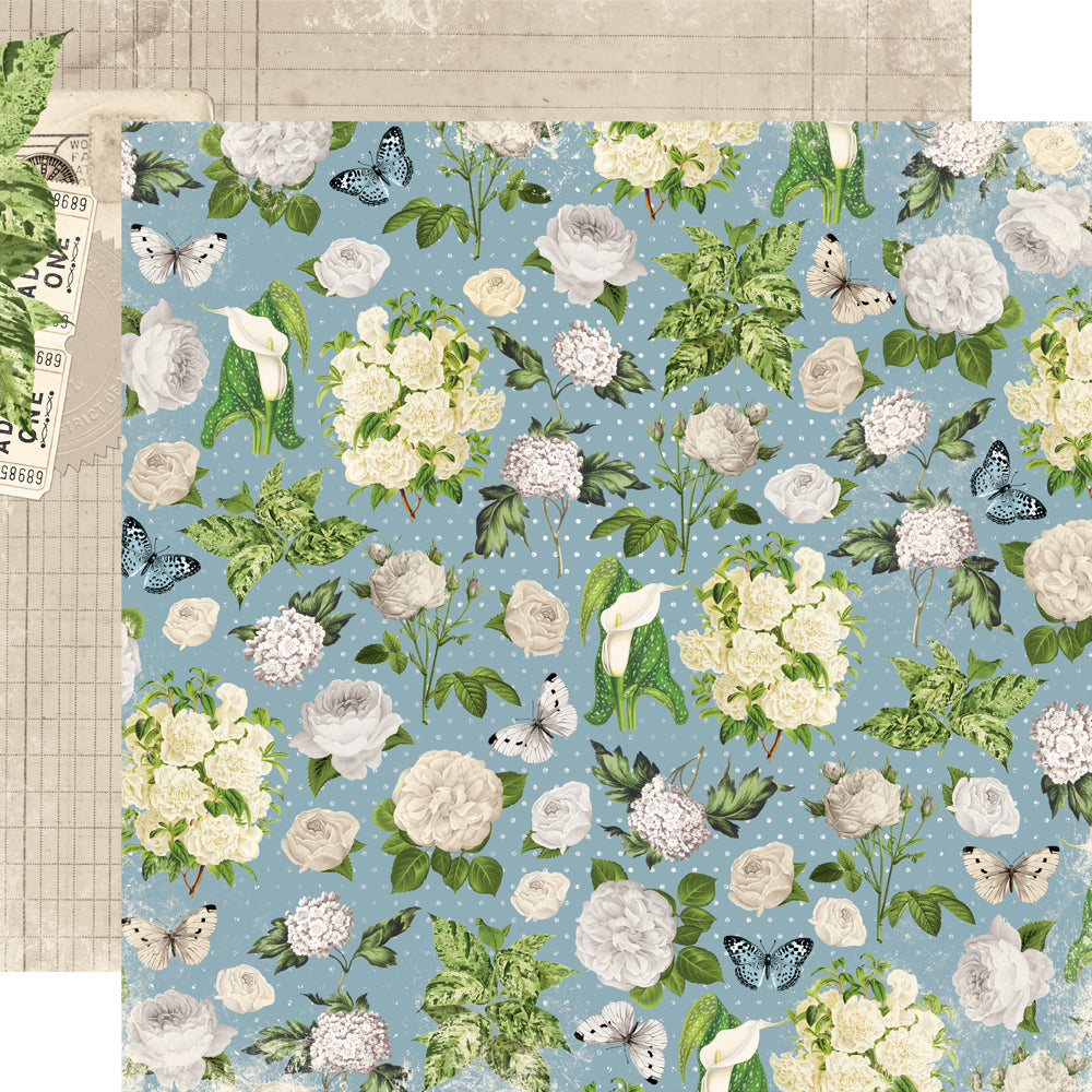 Simple Vintage Junk Drawer Collection Kit 12"x12"