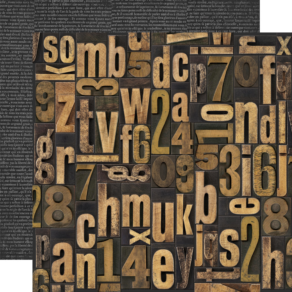 Simple Vintage Junk Drawer Collection Kit 12"x12"