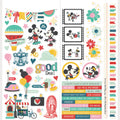 Say Cheese Happiest Place - Cardstock Stickers Icons