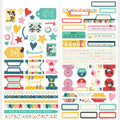 Say Cheese Happiest Place - Cardstock Stickers Basics