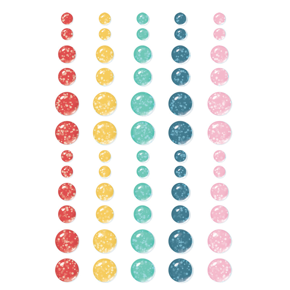 Say Cheese Happiest Place - Glitter Enamel Dots