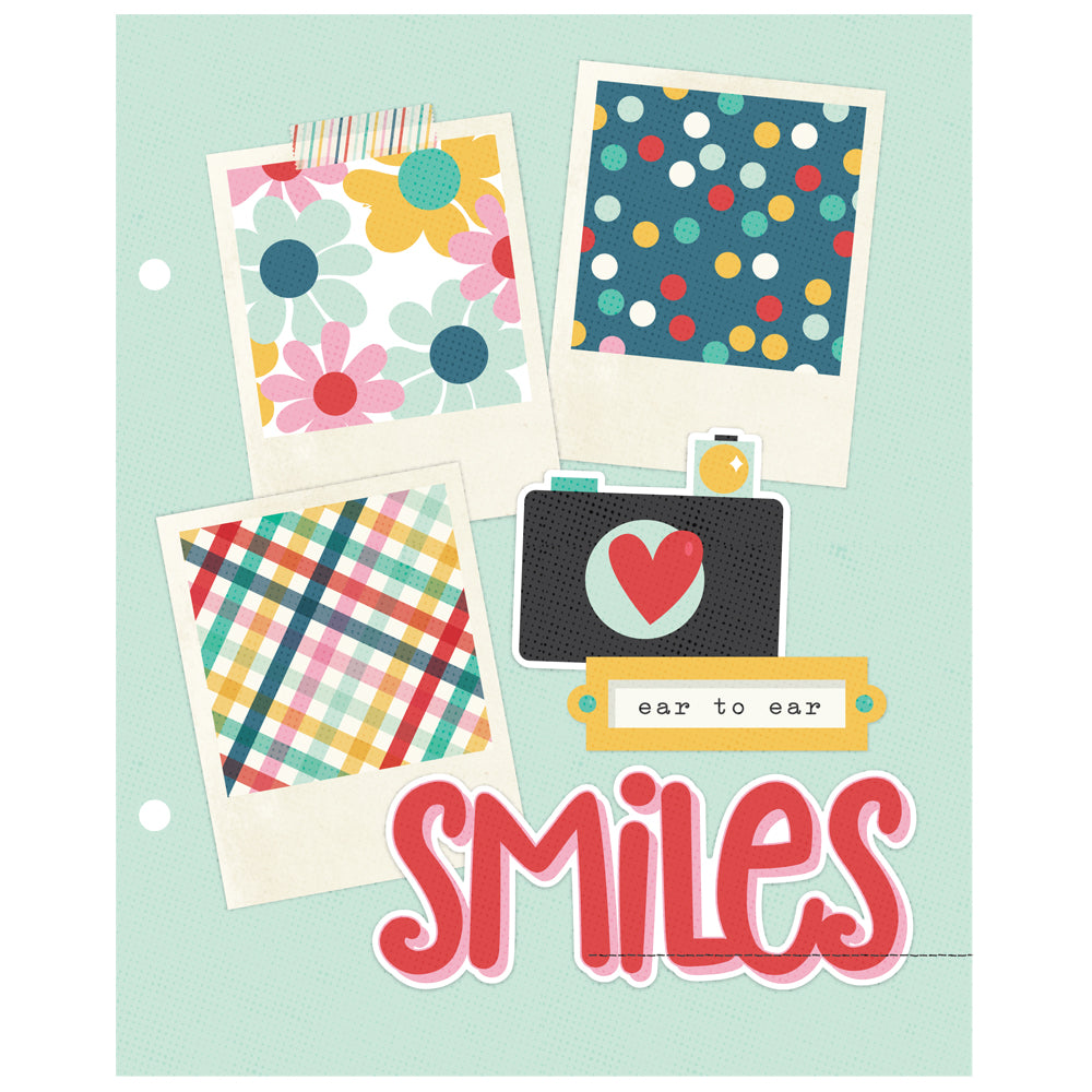 Say Cheese Happiest Place - 6x8 SN@P! Binder Inserts