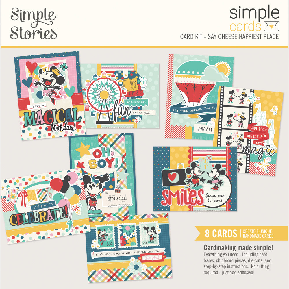 Say Cheese Happiest Place - Simple Cards Card Kit