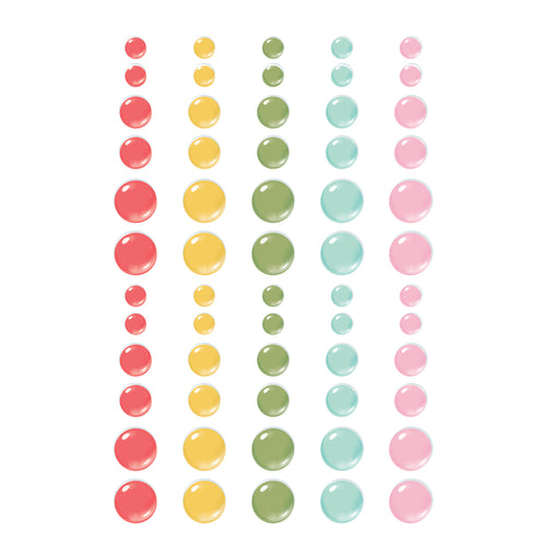 Pink Lemonade - Glossy Enamel Dots