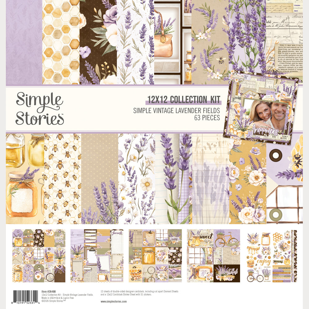 Simple Vintage Lavender Fields - Collection Kit