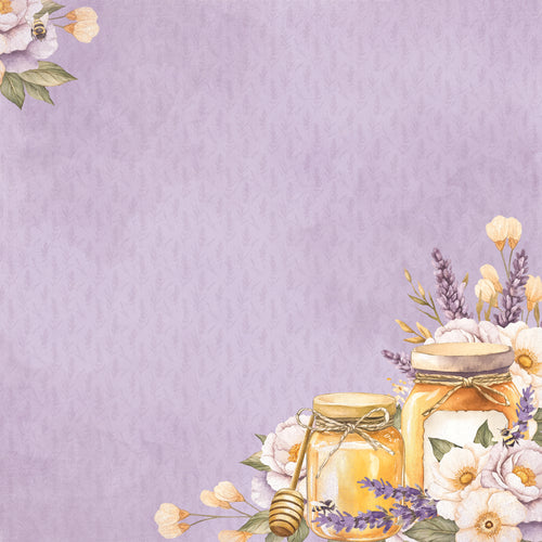 Simple Vintage Lavender Fields -  Beautiful Moments