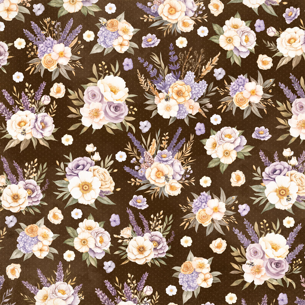 Simple Vintage Lavender Fields -  Buzz & Bloom