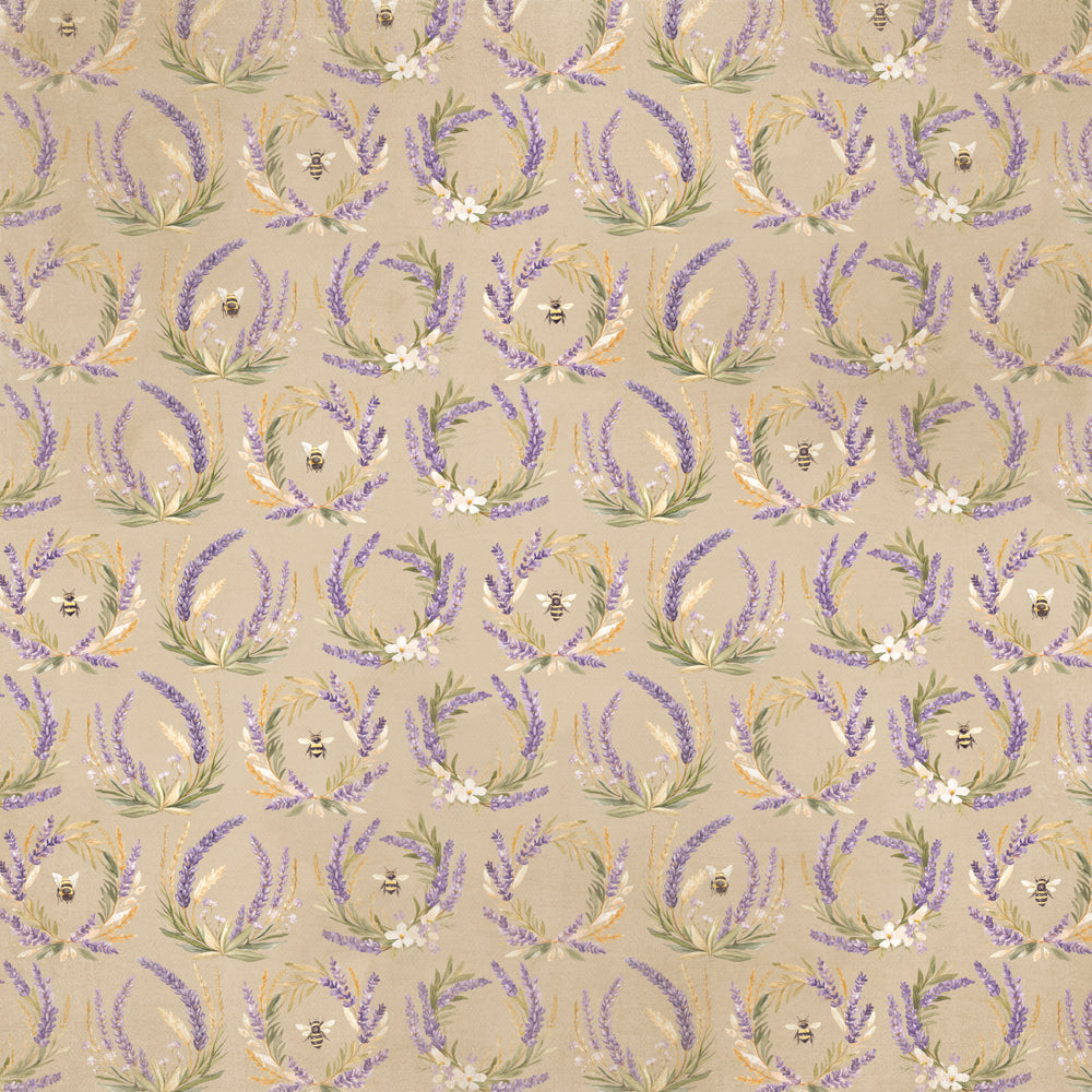 Simple Vintage Lavender Fields -  Sunshine & Honey