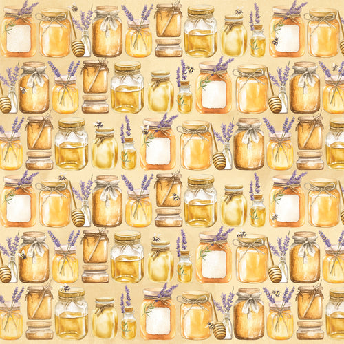 Simple Vintage Lavender Fields -  Just Bee You