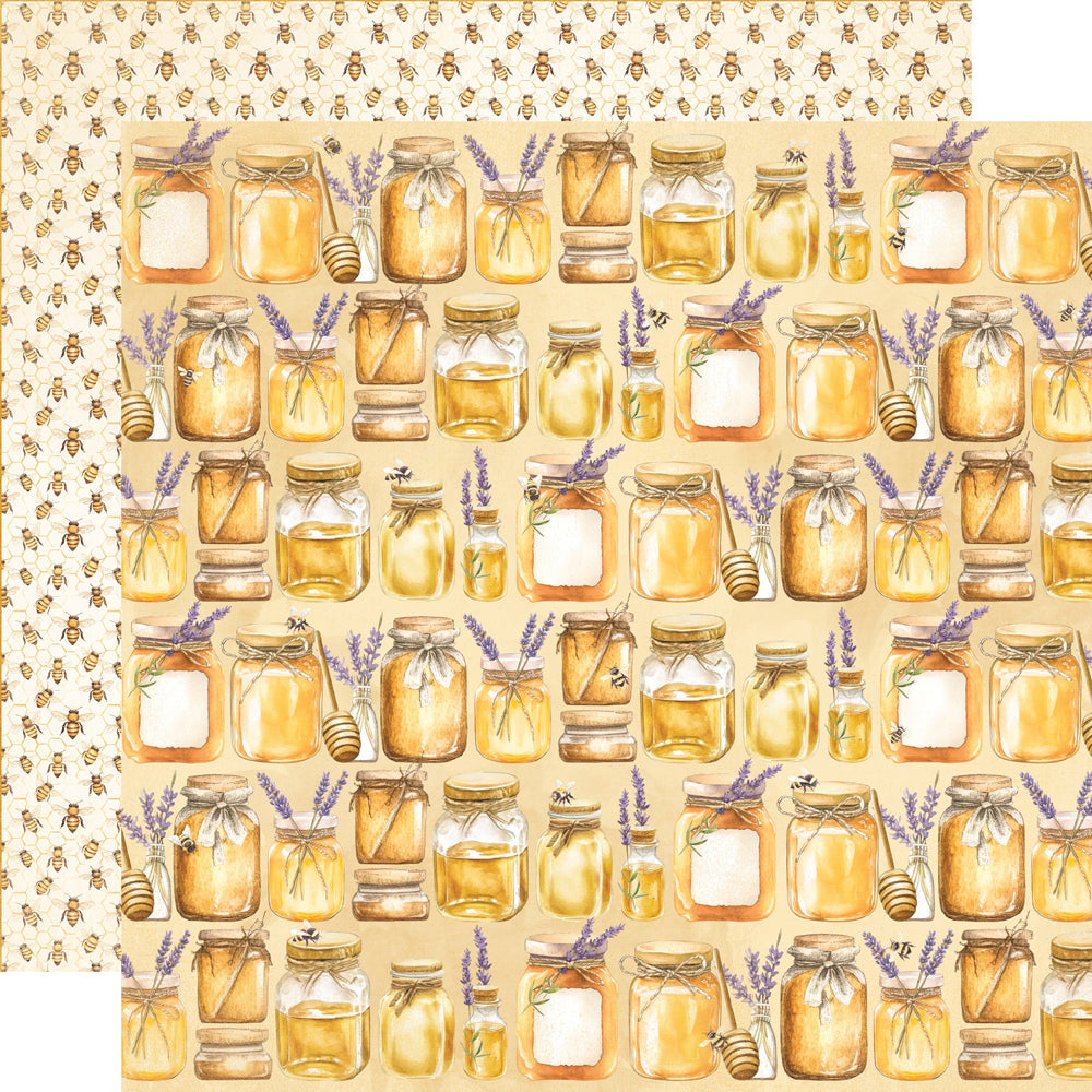 Simple Vintage Lavender Fields -  Just Bee You