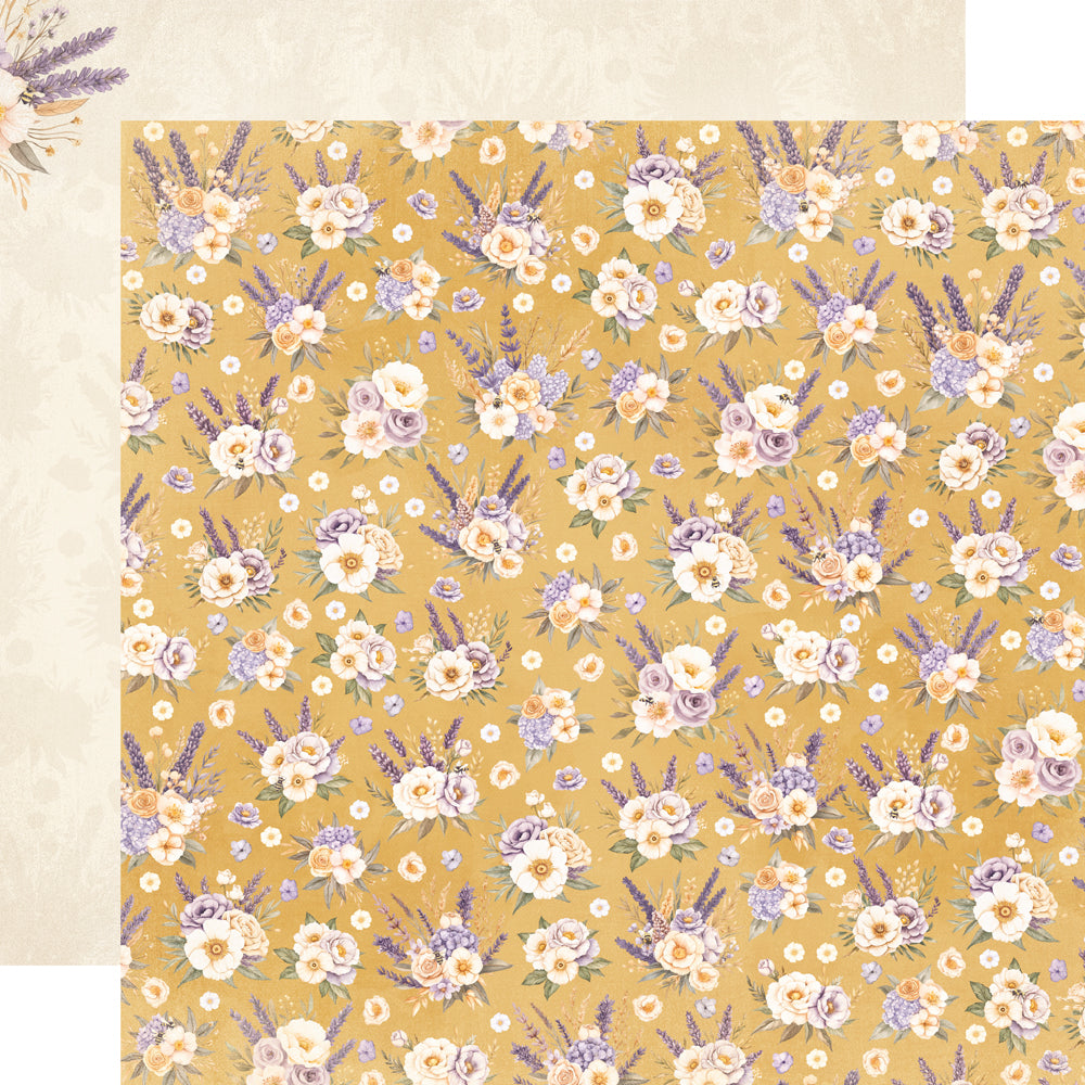 Simple Vintage Lavender Fields -  Stay Golden