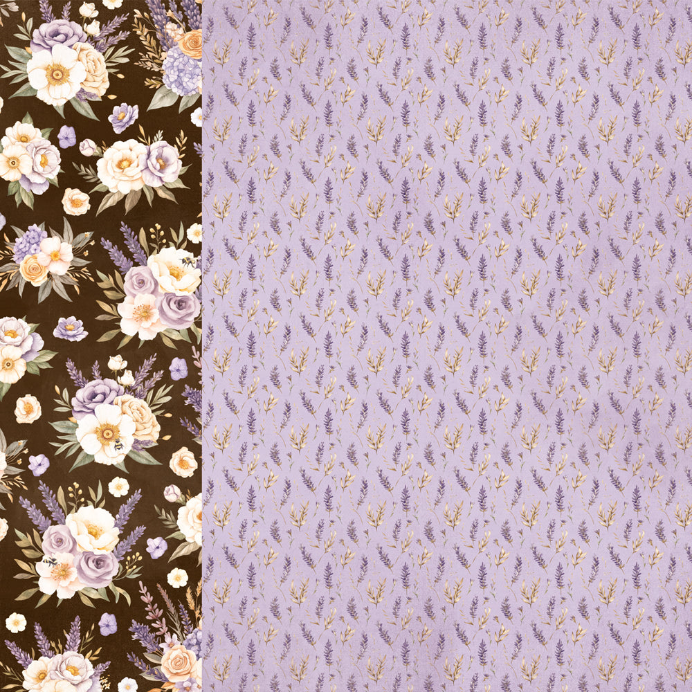 Simple Vintage Lavender Fields - Simple Pages Page Kit