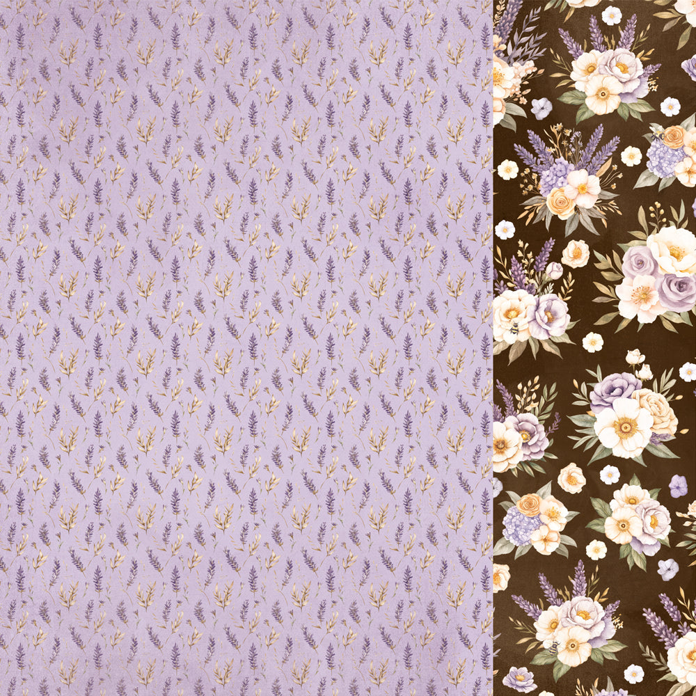 Simple Vintage Lavender Fields - Simple Pages Page Kit