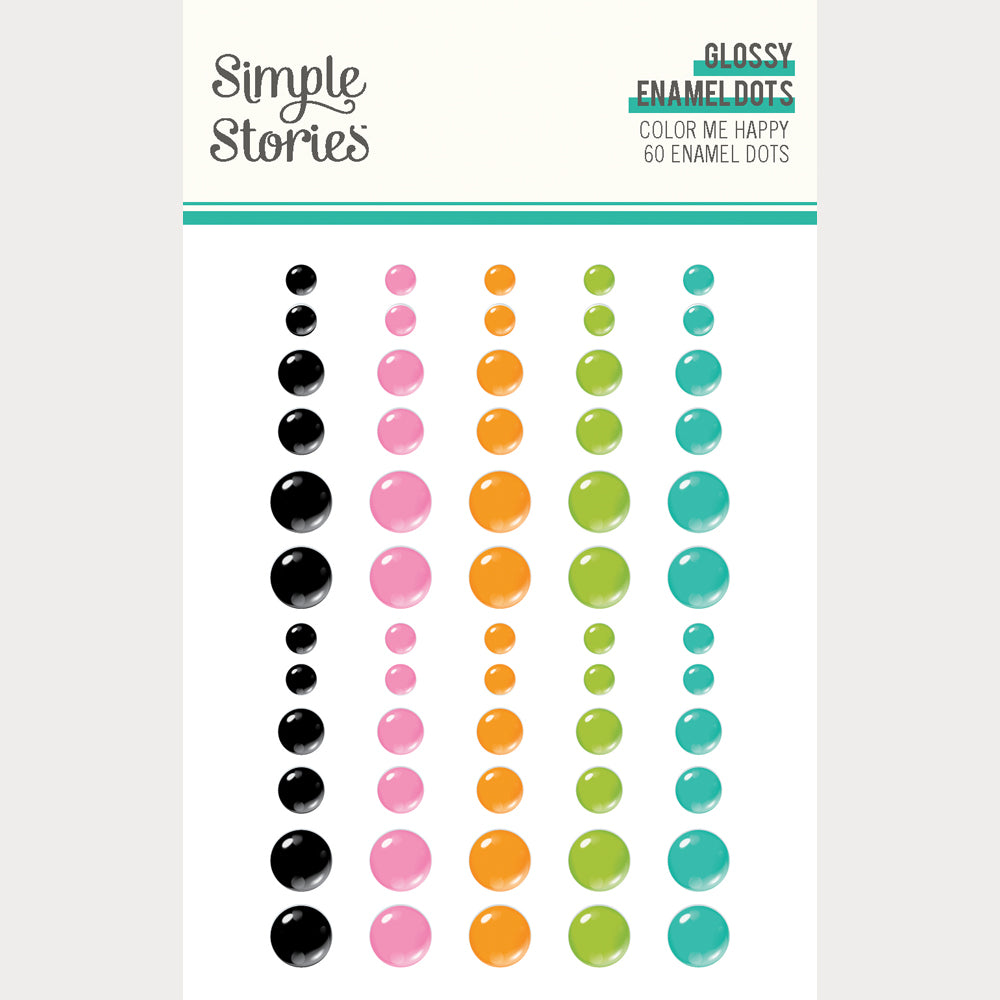 Color Me Happy - Glossy Enamel Dots