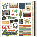 Rustic Legend - Cardstock Stickers Icons