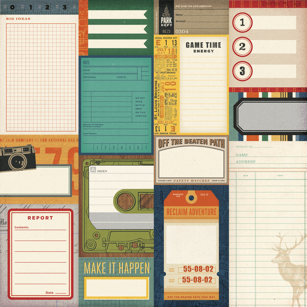 Rustic Legend - Journal Elements