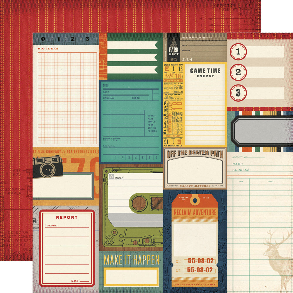 Rustic Legend - Journal Elements